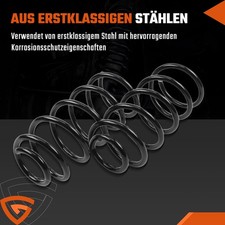2x Federn Fahrwerksfeder Feder Hinten für VW Touran 1T1 1T2 1T3 1.2-2.0 03-15 DE