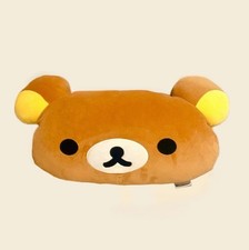 Rilakkuma XL Plüschkissen Bärenkopf – Original Sammlerstück
