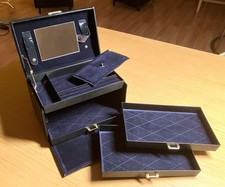 Schmuckkoffer schwarz innen - schwarz,,