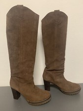 NEU Passarella for GUESS coole Stiefel Gr. 38 braun Plateau Leder Boho