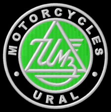 Ural logo Grün Russische