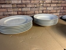 6  Suppenteller 6 Serviceteller. von Rosenthal Germany Epoque  23/29cm D 12 Tlg