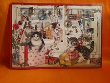 Nostalgischer Adventskalender Katzen Glitter Coppenrath 