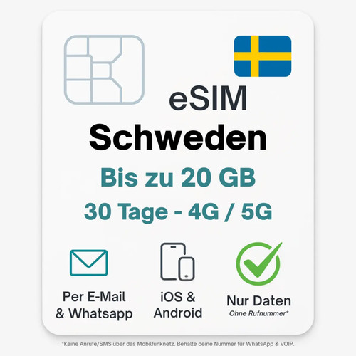 Schweden esim datentarif - schweden,