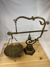 Antike Messing Balkenwaage
