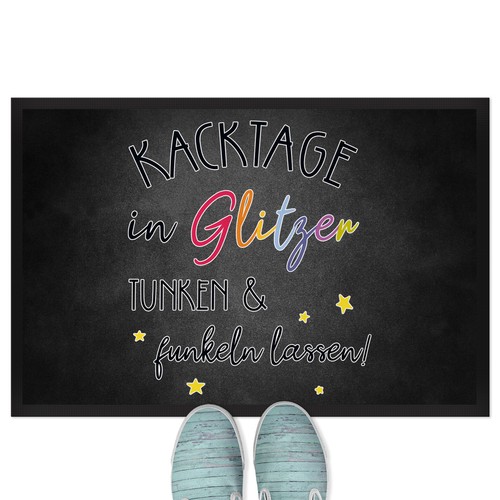 Kacktage mit glitzer bestreuen - kacktage,