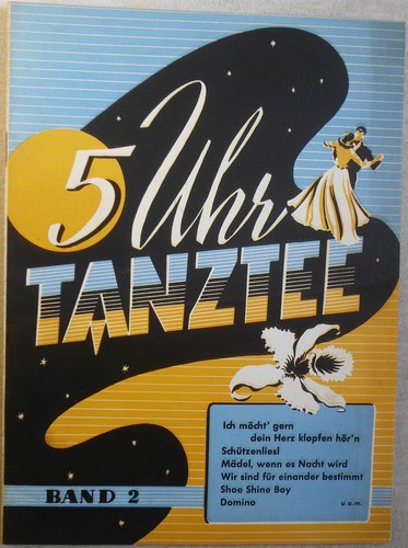 Noten uhr tanztee band - noten:, tanztee,