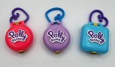 Polly Pocket Mini Spielwelt Mattel 2019 Puppen Püppchen 3 Stück