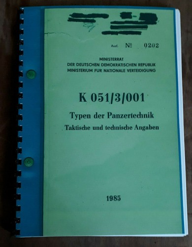 Nva vorschrift 051 - k, 051/3/001