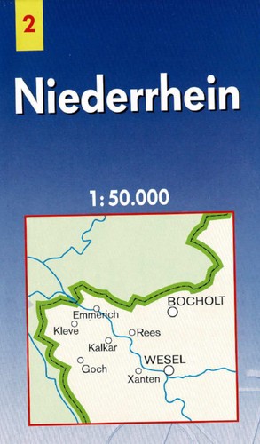 Radkarte niederrhein xanten - niederrhein, (xanten