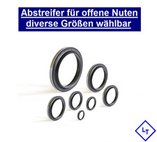 10GA Abstreifer für Hydraulikzylinder NBR Metallmantel Abstreifring Metallkäfig