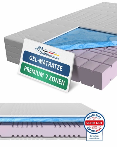 Premium zonen gel matratze - gel,