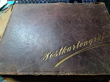 AK Konvolut 352 AK im alten Album überwiegend Deutsches Reich bis 1945  