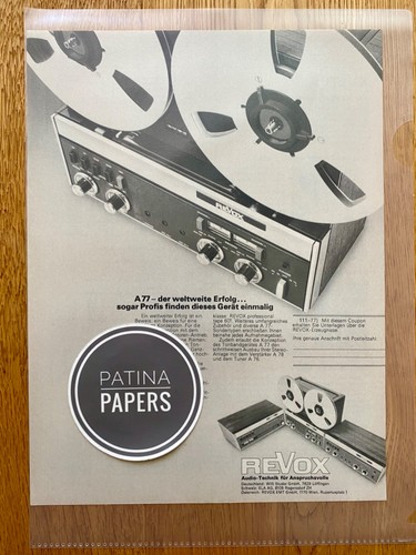 1972 revox a77 tonbandgerät - 1972,
