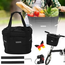 Fahrradkorb Lenkerkorb Einkaufstasche Clipon Vorne Abnehmbar f. Bike Fahrrad DHL