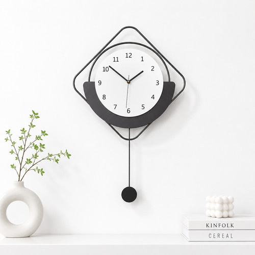 Moderne geometrische wanduhr - moderne,