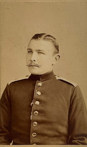 1880 cdv offizier magdeburg - cdv,