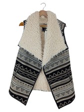 RINO & PELLE Damen Fellweste Gr. 38/M Mehrfarbig Ethno Bohemian Style