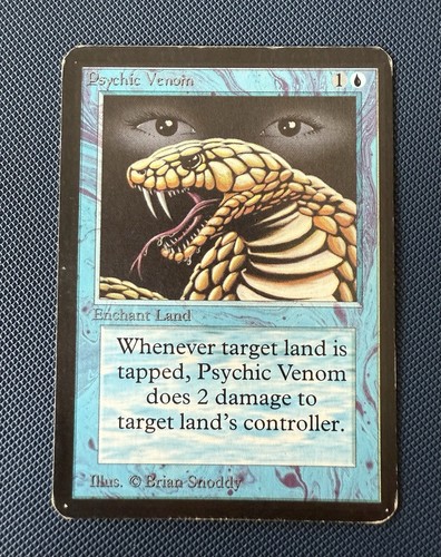 Mtg alpha psychic venom - alpha,