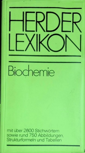 Herder lexikon biochemie - herder-lexikon,