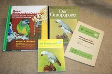 4 Bücher Graupapagei Papagei Mohrenkopfpapagei Zucht Haltung 