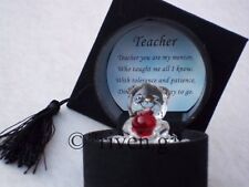 LEHRER Geschenkbox@Glas@ROTER