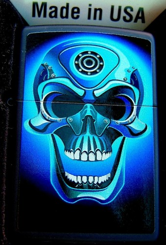 Zippo metall skull totenkopf - skull,