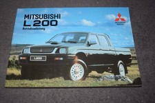 Betriebsanleitung Bedienungsanleitung Mitsubishi L200 2.0/2.5 D 1995 erstklassig