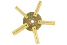 Uhrenschlüssel für Tisch- und Wanduhren, Sternschlüssel, universal  5 Rohre