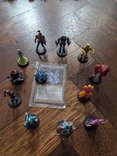 DungeonDice Monsters Exodia, No Face, Zauberdrache Mit Karte, Corozaurus, Hl.Elf