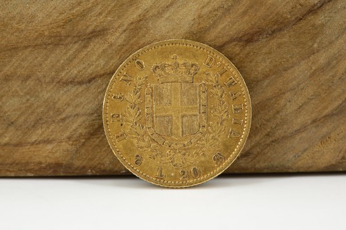 Italien lire 1863 gold - 20,