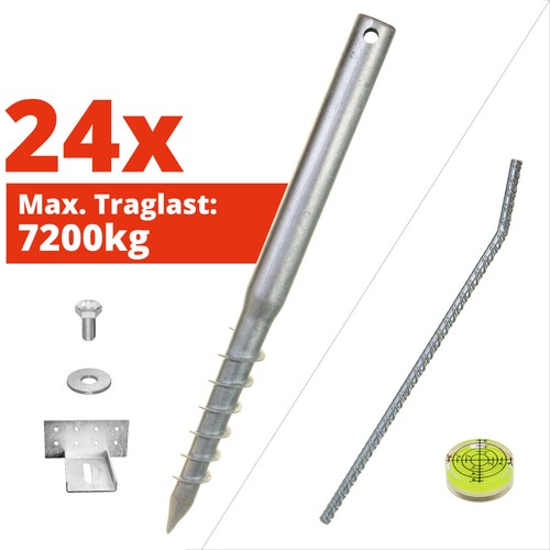 Schraubfundament set terrassen - schraubfundament,