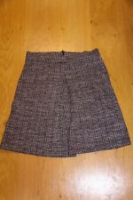 ROCK GRAU WEINROT  KARIERT STRETCH GRÖSSE M VON  ESPRIT