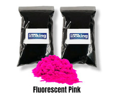 Flockfasern fluoreszierend