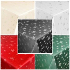 Lurex Tischdecke Weihnachten