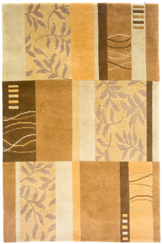 Modern carpet hand - , knotted