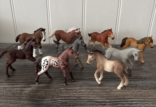 Konvolut schleich pferde - 9,