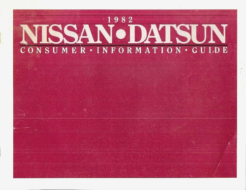 Datsun nissan range - datsun, 1982