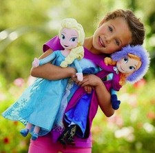 50 cm große Disney Die Eiskönigin – Königin Elsa und Anna Plüschpuppen, Geschenk