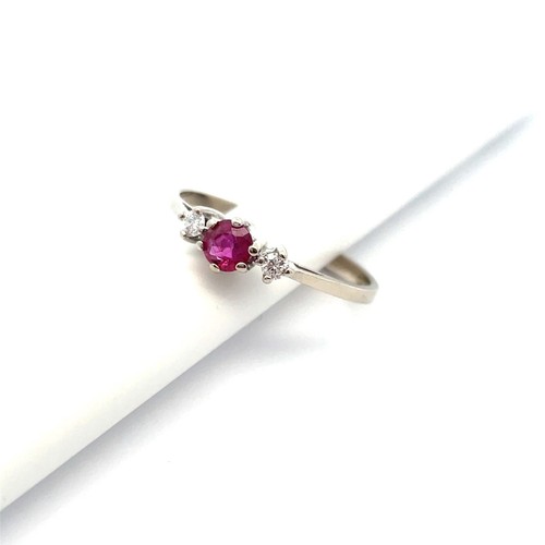 Rubin ring besetzt - rubin,