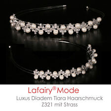Luxus Diadem Strass Tiara Brautschmuck Haarschmuck für Hochzeit Party