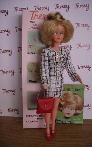 Tressy puppe palitoy angezogen - tressy,