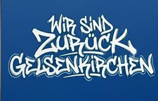 10 Schalke Sticker XXL Format
