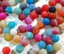 Achat Perlen Edelstein Natur