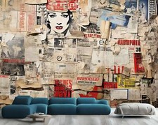 Zeitung Magazin Collage Dekor