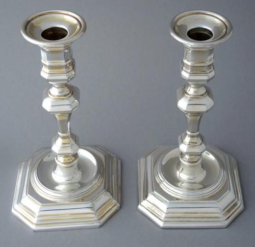 Versilberte kerzenleuchter - x,