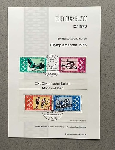 Briefmarken brd ersttagesblatt - briefmarken,