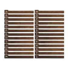 Schallplatten Teiler Alphabet