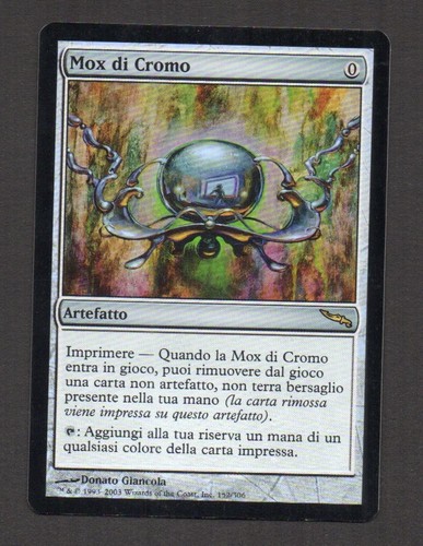 Mtg foil chrome mox - chrome,