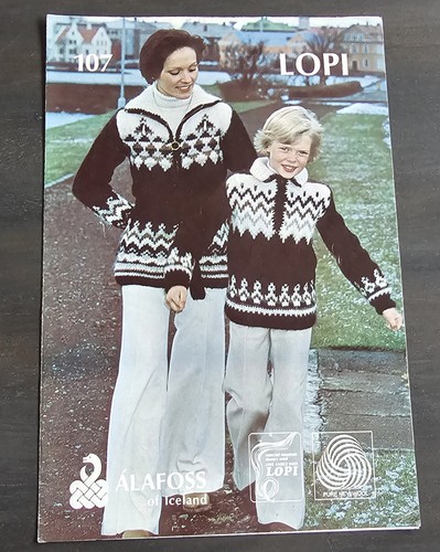 Vintage icelandic strickmuster - vintage,